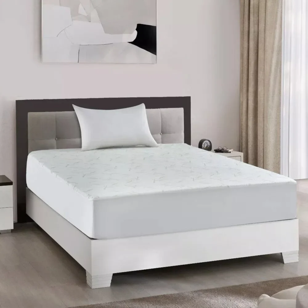 Lux Decor Collection Bamboo Mattress Protector Hypoallergenic Breath Waterproof